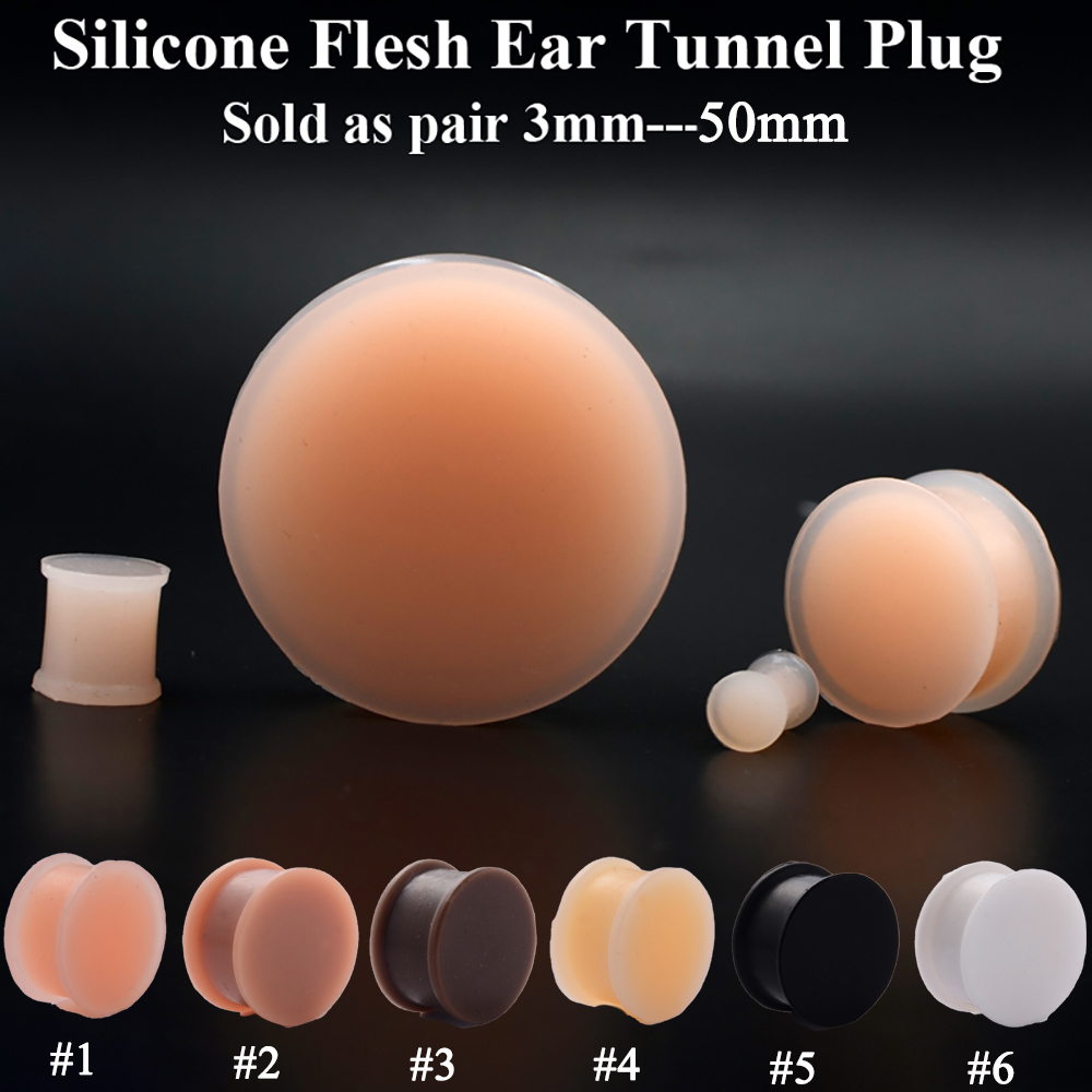 Body Jewelry Ear Gauges - 1 paio di tappi svasati per