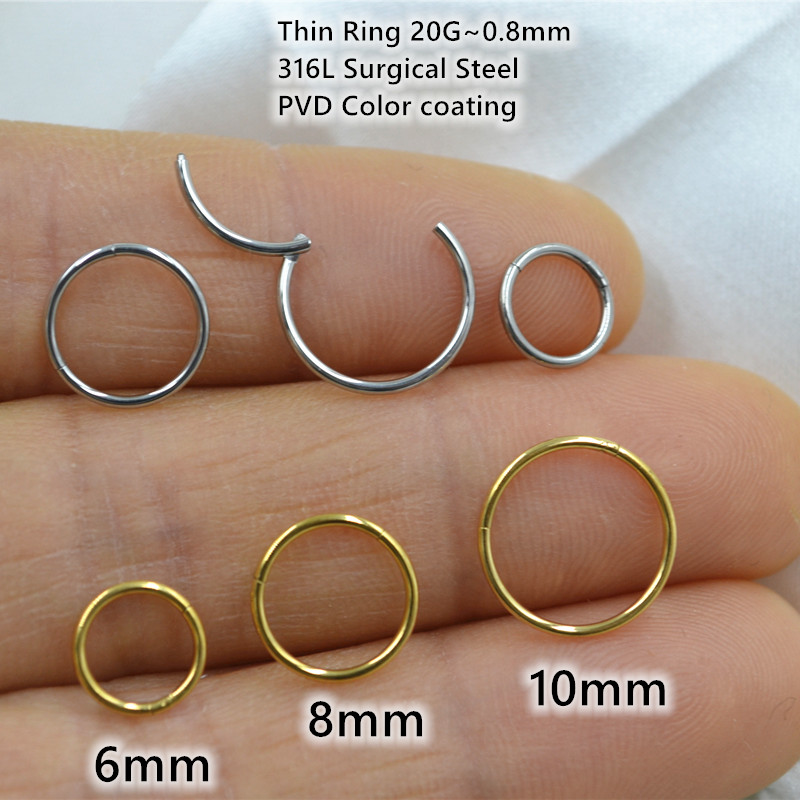 50 PZ 20G Acciaio Chirurgico 3 - Clicker Ring Seamless recensione e prezzo