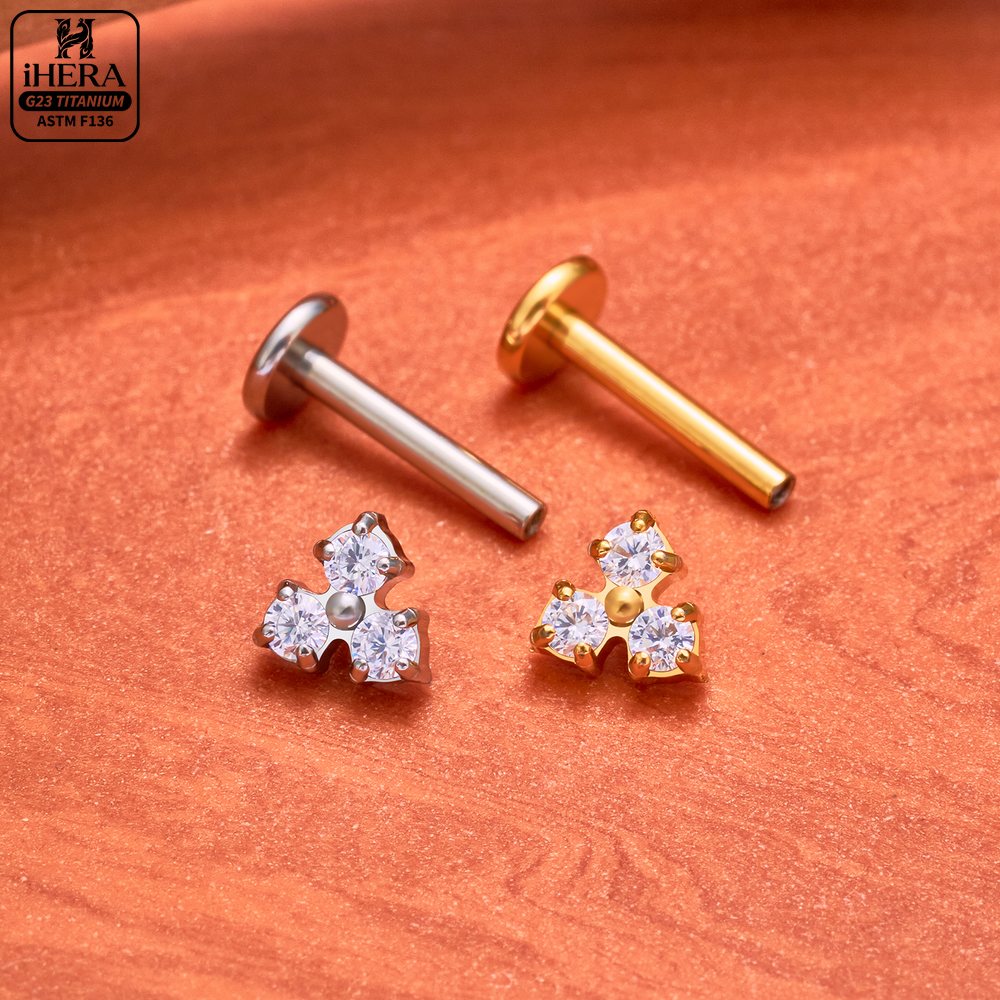 Piercing Labret in Titanio G23 - Flat Back Labret Stud recensione e prezzo
