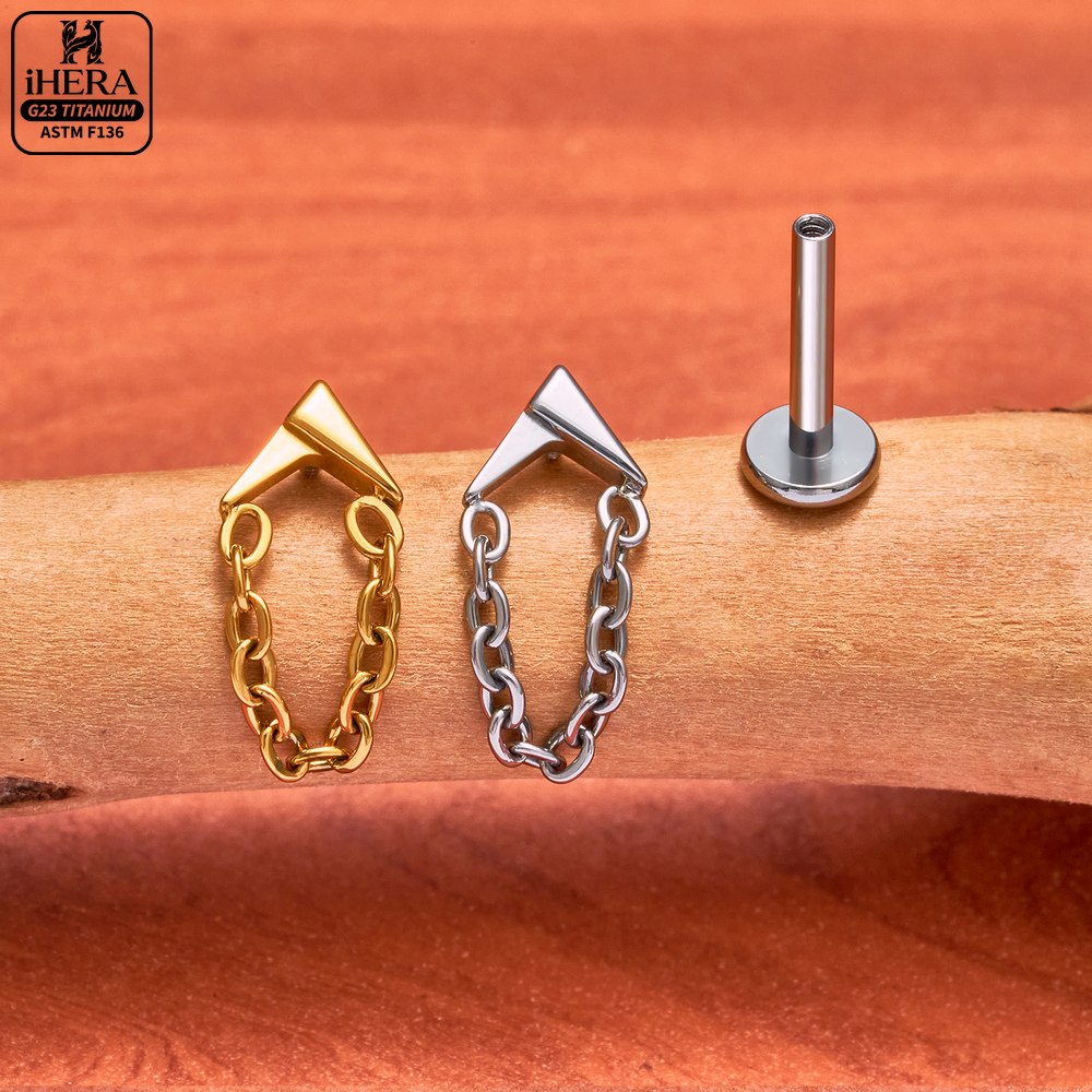 Piercing Labret in Titanio G23 - Flat Back Labret Stud recensione e prezzo