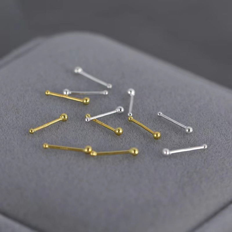 2 pezzi orecchini a bottone co - Flat Back Labret Stud recensione e prezzo