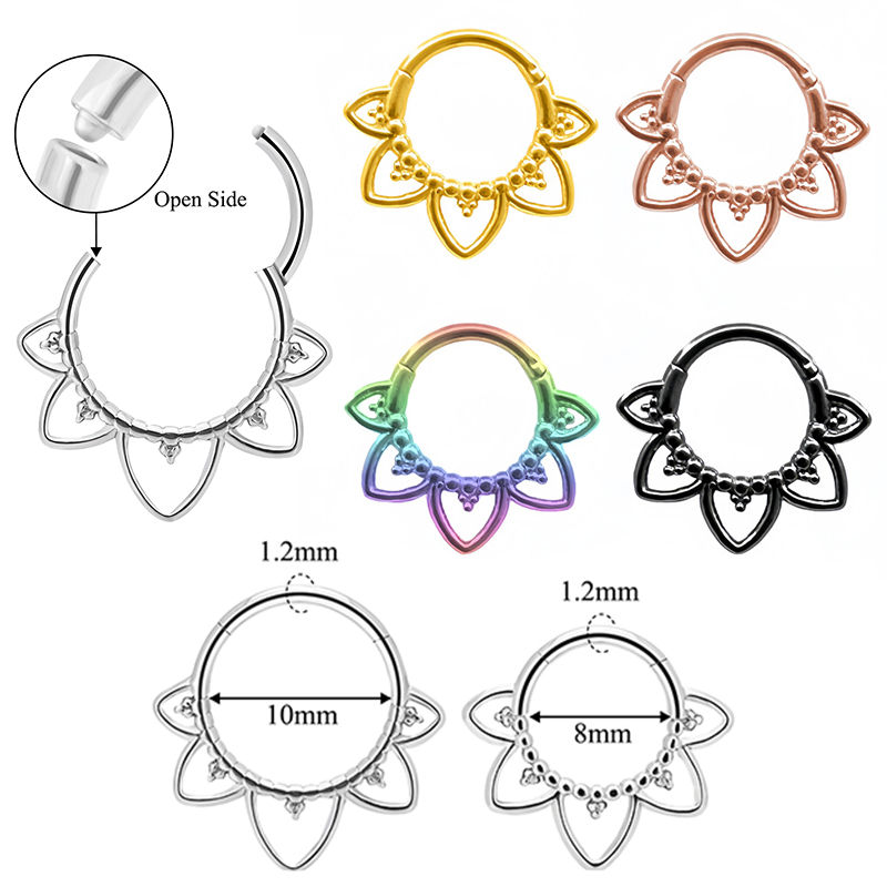 Anello al naso in acciaio inos - Clicker Ring Seamless recensione e prezzo