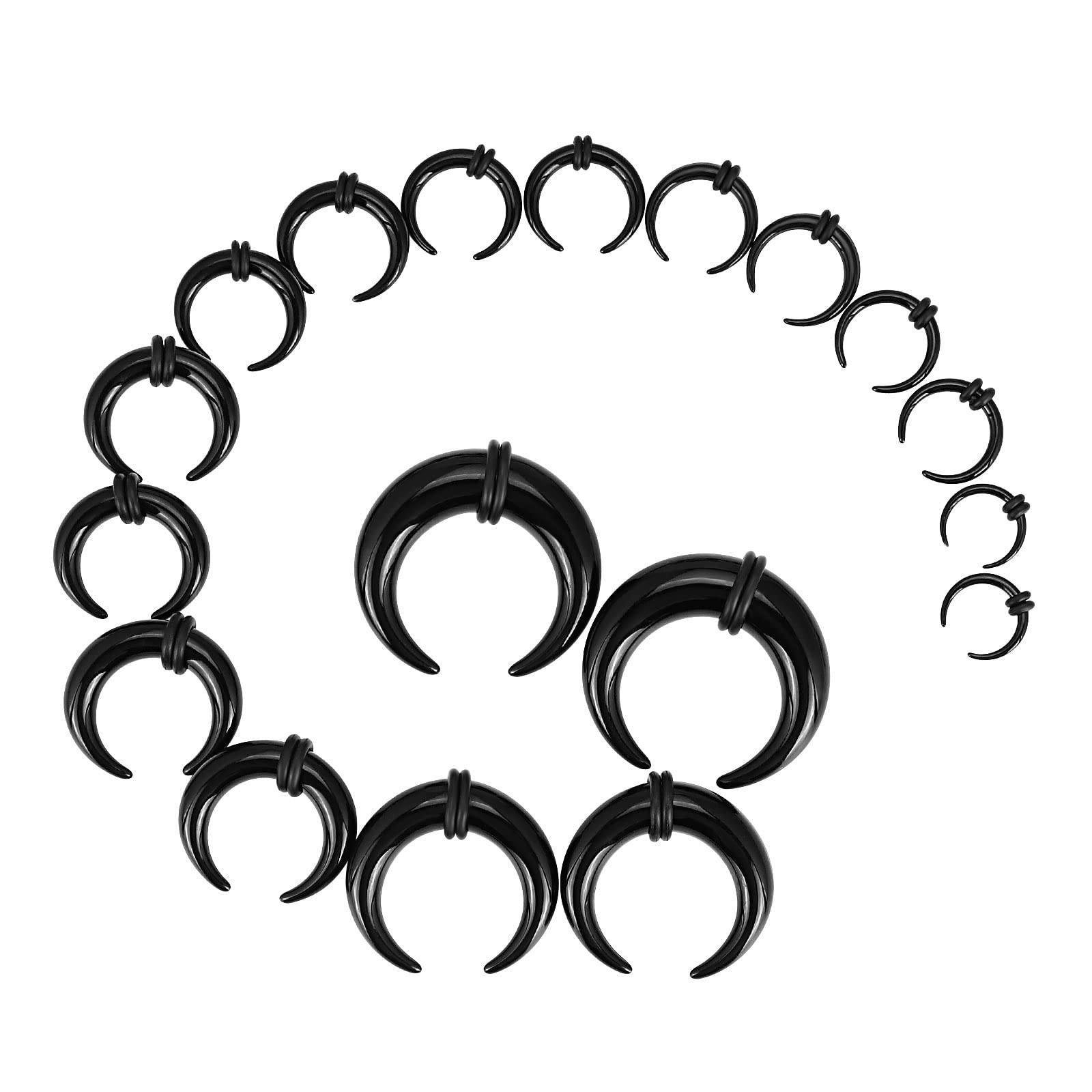 18 Pz Acrilico Setto Pincher C - Body Jewelry Ear Gauges recensione e prezzo