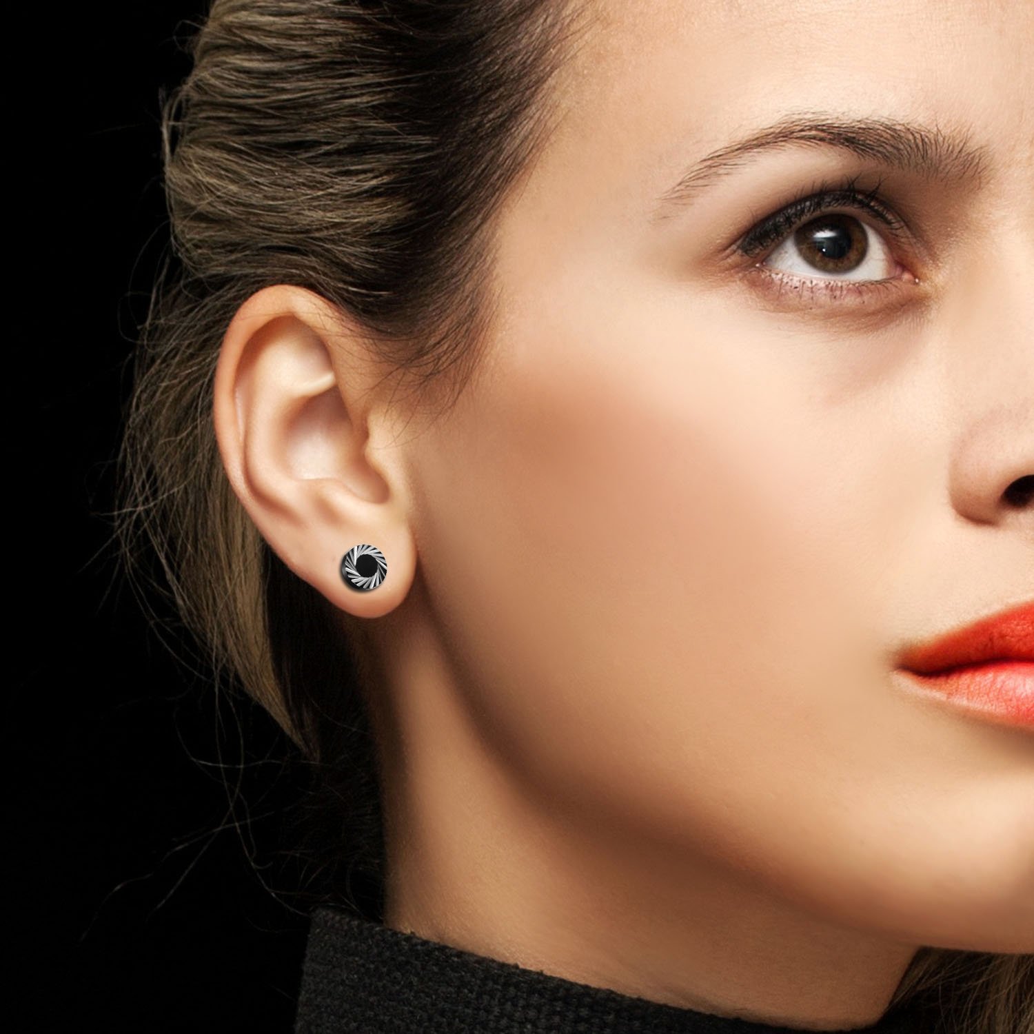 2 Pz/6 Pz Nero In Acciaio Inox - Body Jewelry Ear Gauges recensione e prezzo