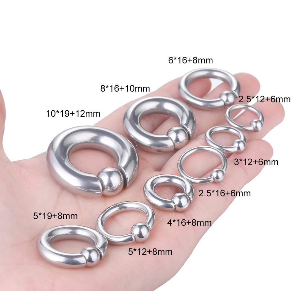 1 pz in acciaio inox grande ca - Body Jewelry Ear Gauges recensione e prezzo