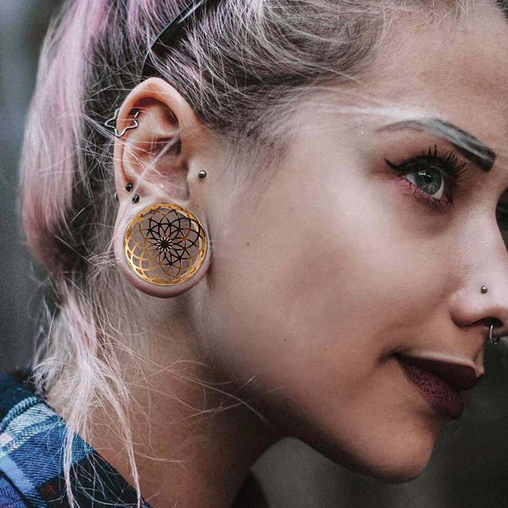 Vankula 2PCS Acciaio inossidab - Body Jewelry Ear Gauges recensione e prezzo