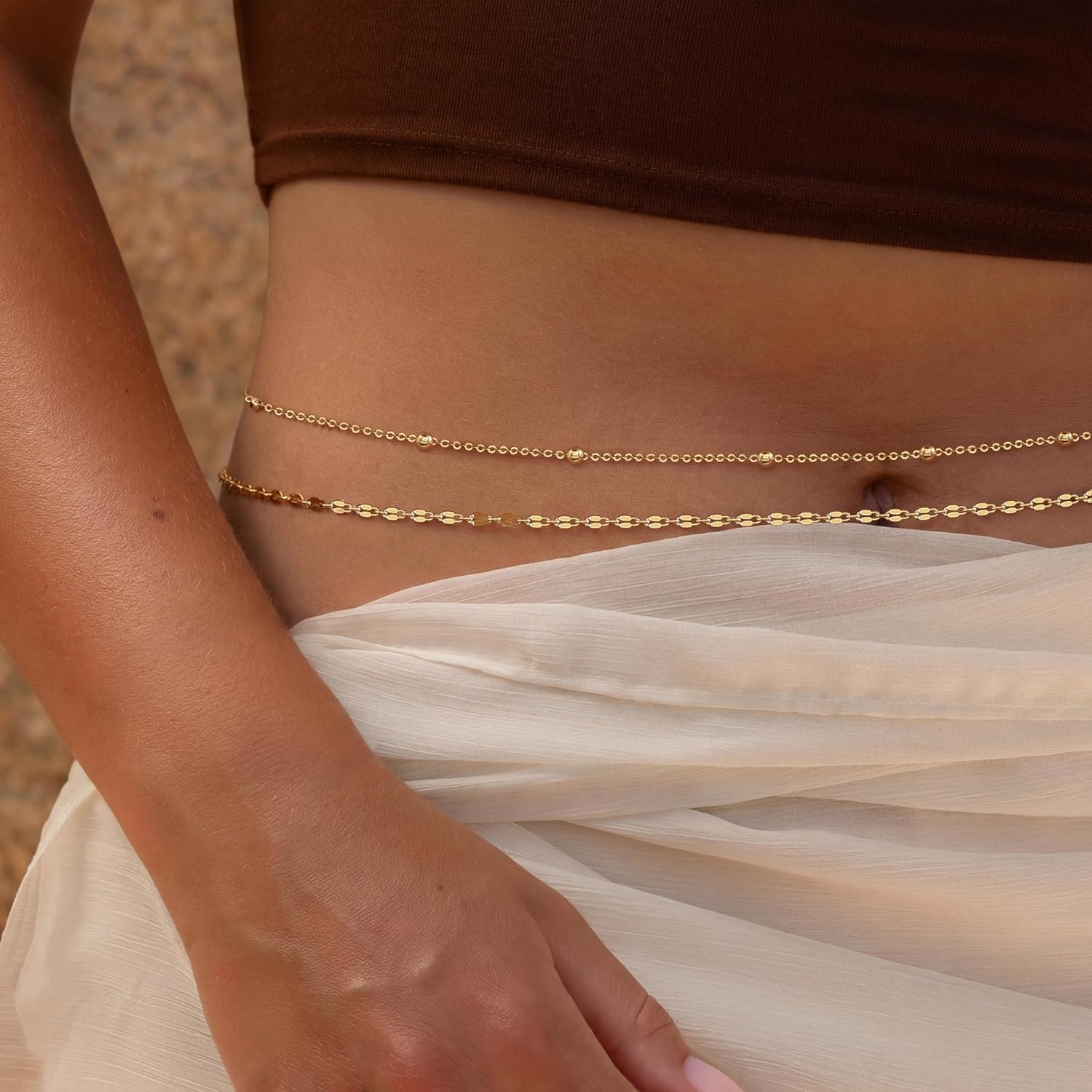 Catena da Vita Placcata Oro 14 - Body Jewelry By The Chain Gang recensione e prezzo